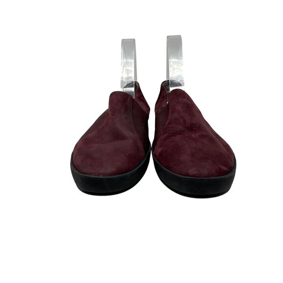 Eileen Fisher Chase Burgundy Suede Slip-On Womens Loafers Size 9 - Picture 5 of 10